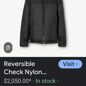 Burberry london fog reversible men's jacket